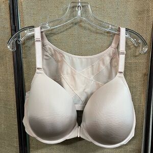 Torrid Plunge Posture Correcting Beige Bra Sz 44D
